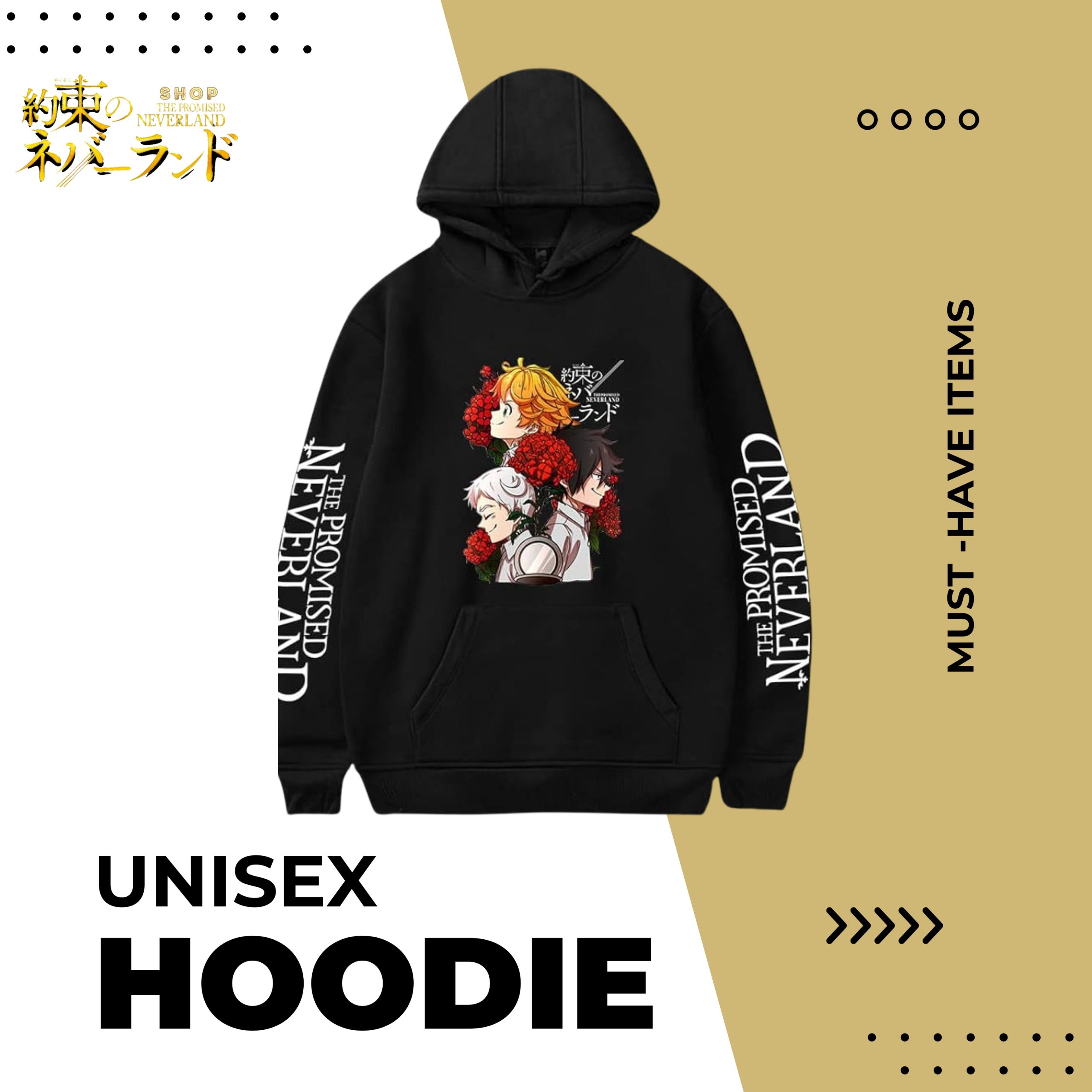 TPN Hoodie scaled - The Promised Neverland Shop